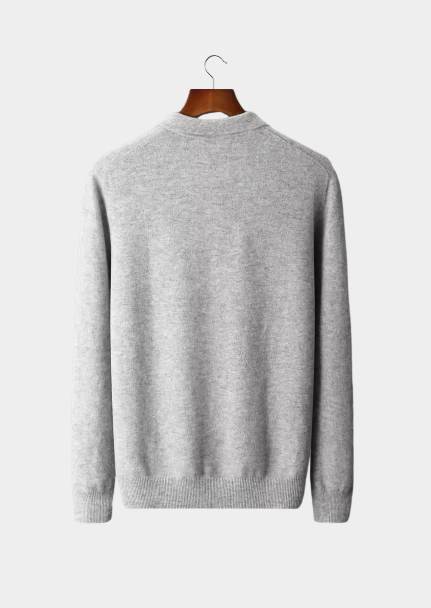 PURE EXTRA-FINE MERINO WOOL CLASSIC SWEATER POLO