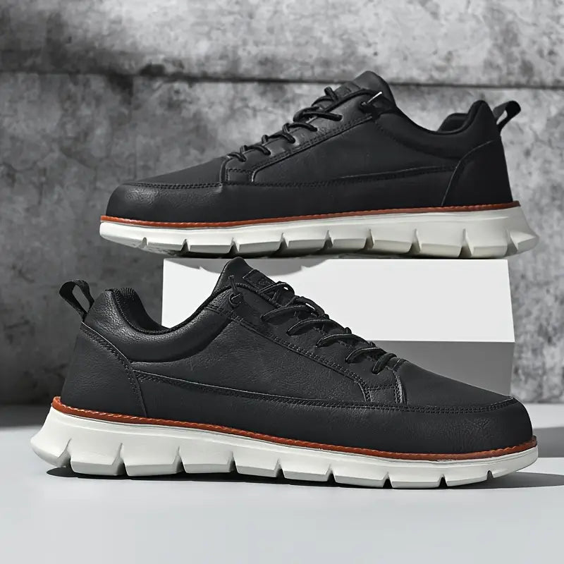 HAPPY | LEATHER SNEAKERS WITH ORTHOPEDIC COMFORT