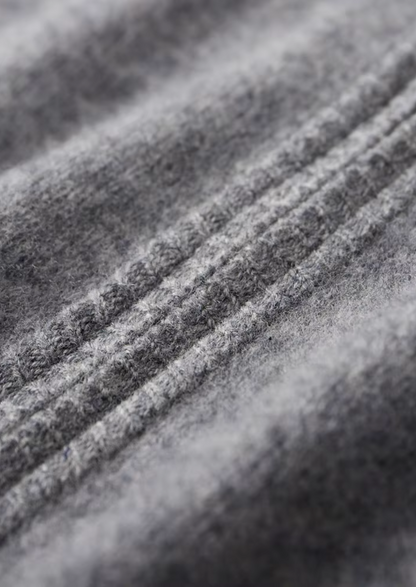 PURE EXTRA-FINE MERINO WOOL TWO TONE SET