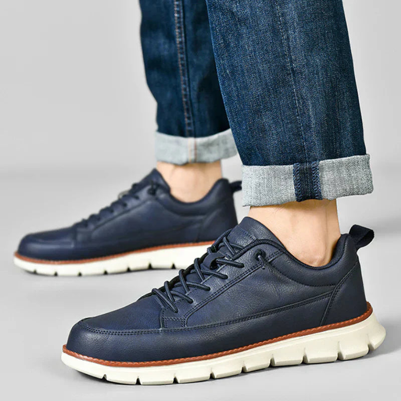 HAPPY | LEATHER SNEAKERS WITH ORTHOPEDIC COMFORT