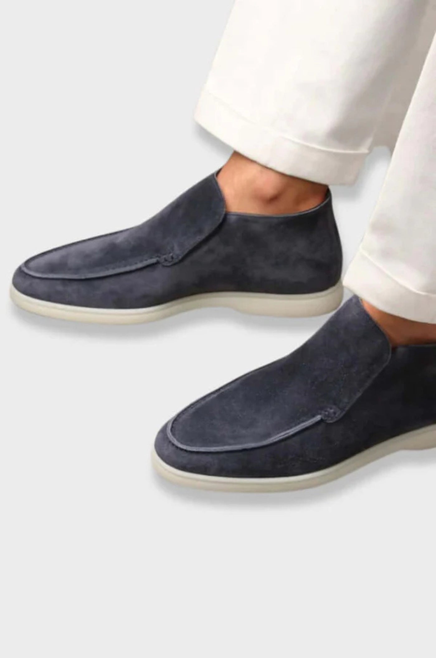 HIGH LEATHER LOAFERS