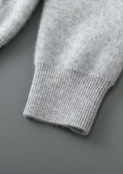 PURE EXTRA-FINE MERINO WOOL V-NECK CARDIGAN
