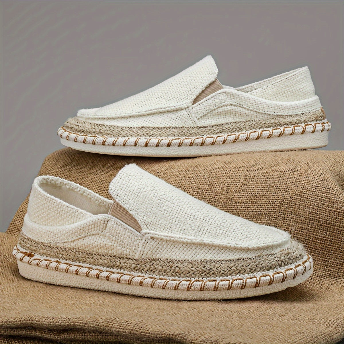 COASTAL WEAVE SLIP-ON SHOES