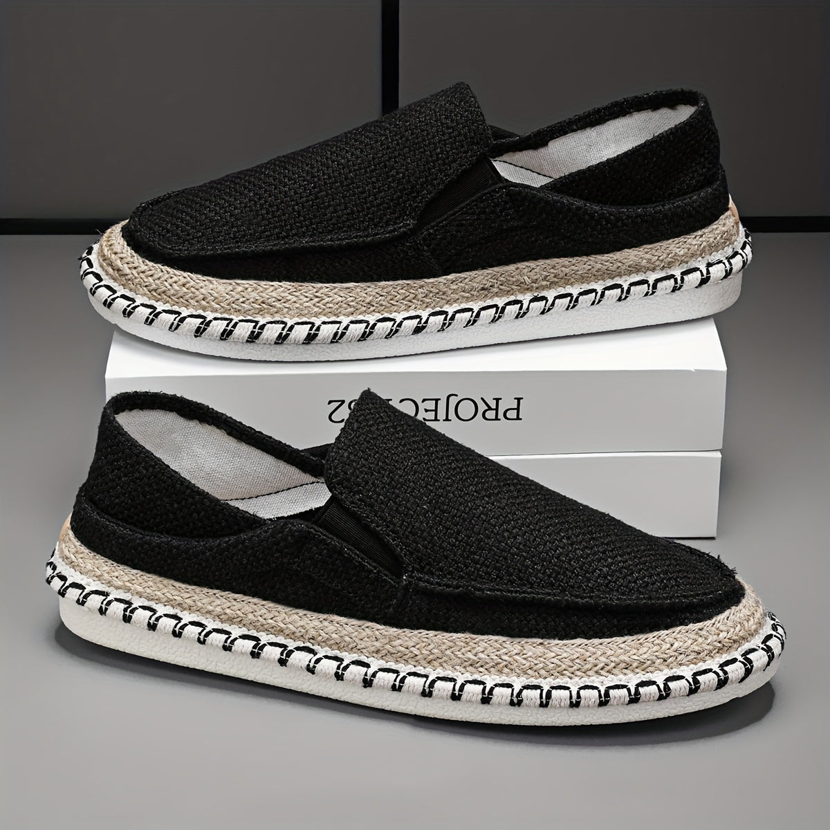 COASTAL WEAVE SLIP-ON SHOES