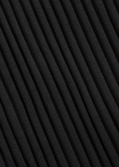BLACK PLEATED SUMMER SET