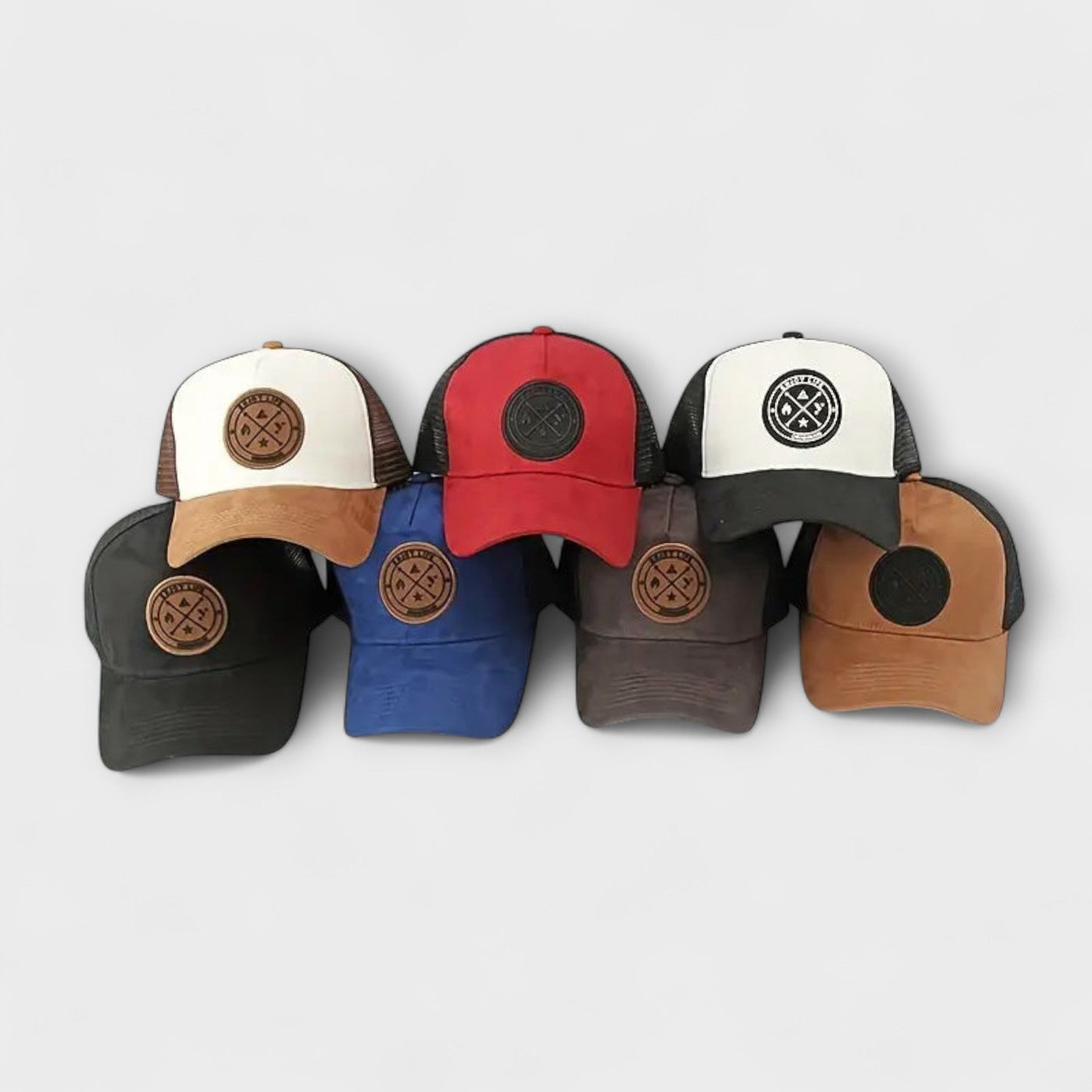 Leather Snapback Cap