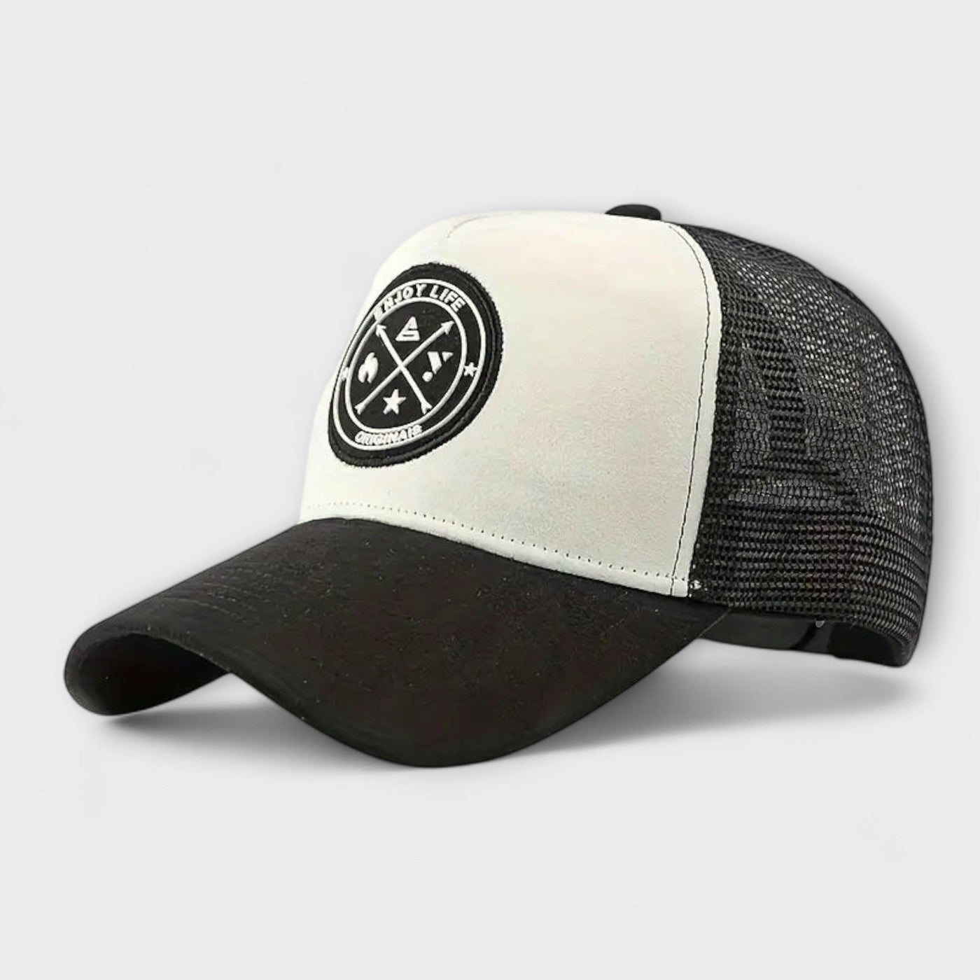 Leather Snapback Cap