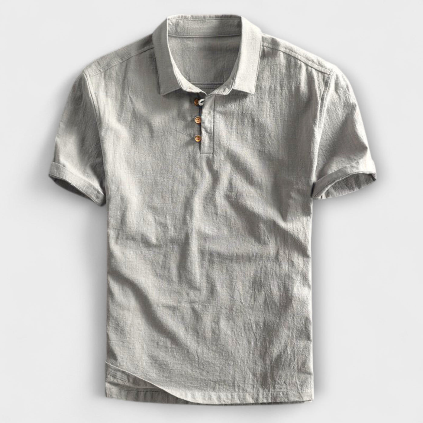 Cotton and Linen Polo