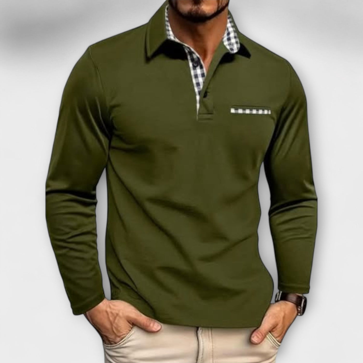 Premium Long Sleeve Polo