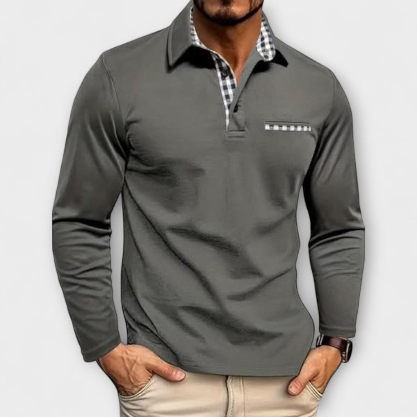 Premium Long Sleeve Polo