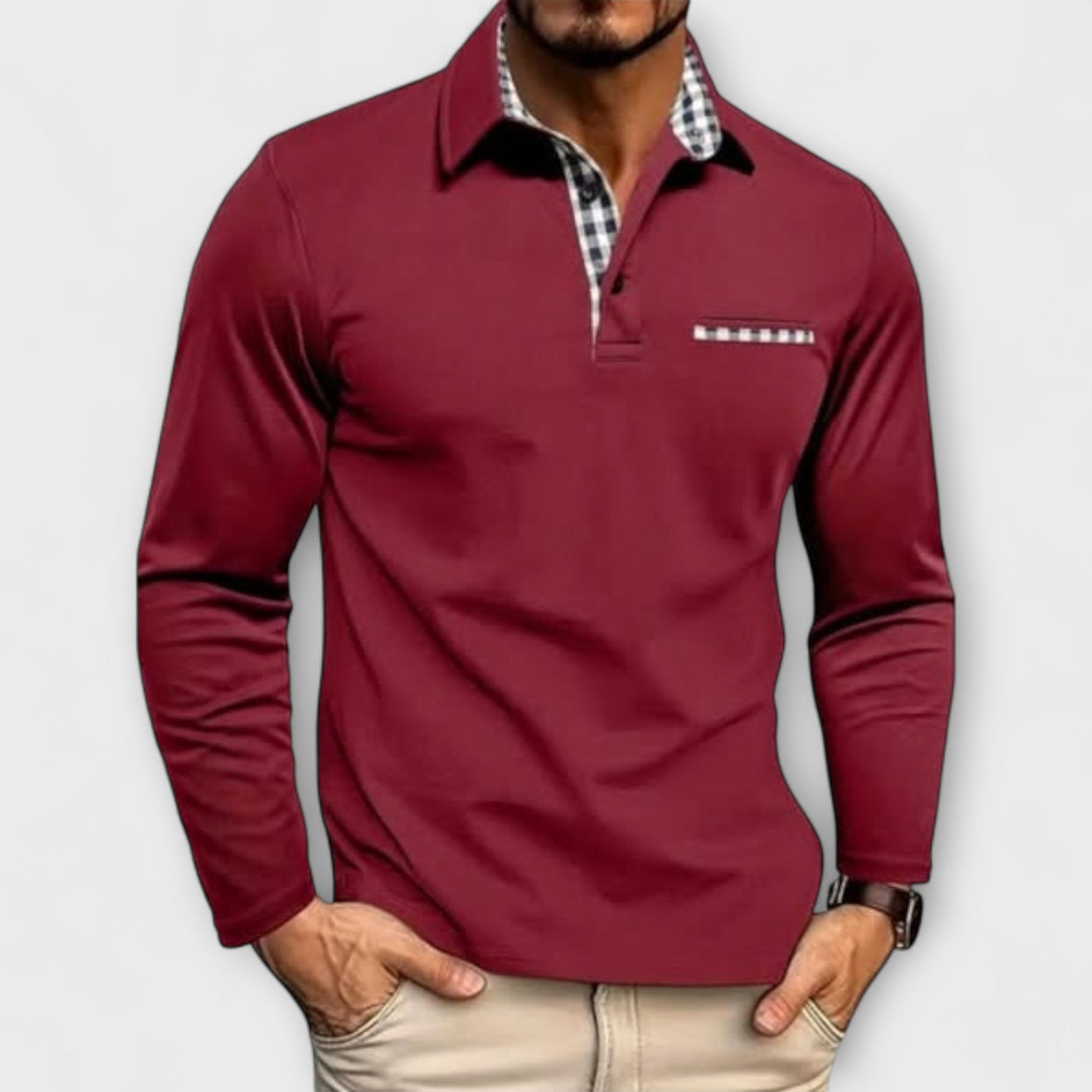 Premium Long Sleeve Polo