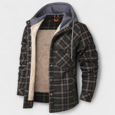 Flannel Jacket with Hood
