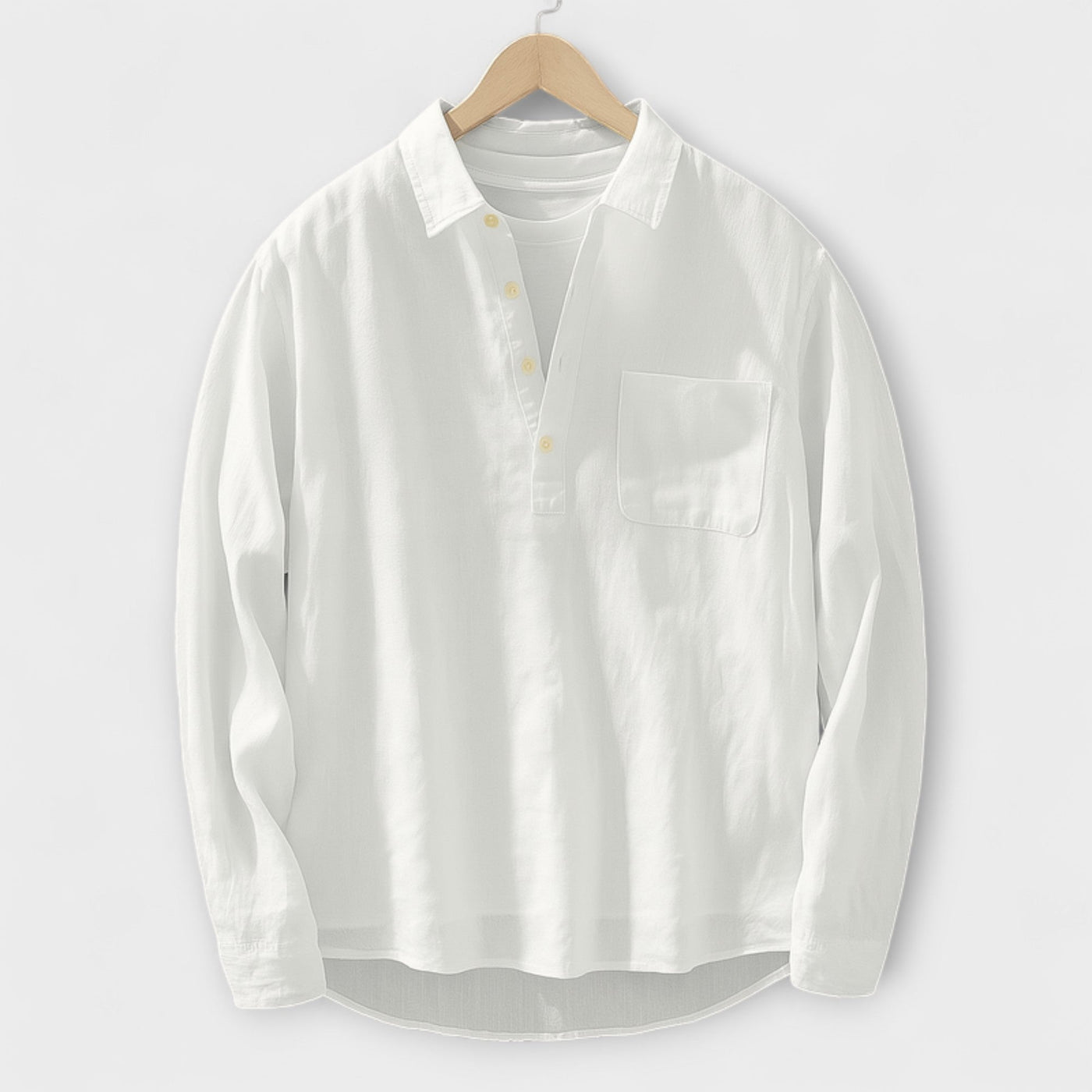 Popover Linen Shirt