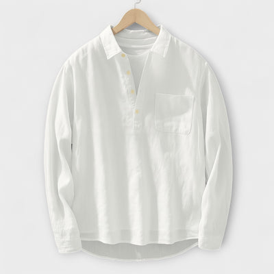 Popover Linen Shirt
