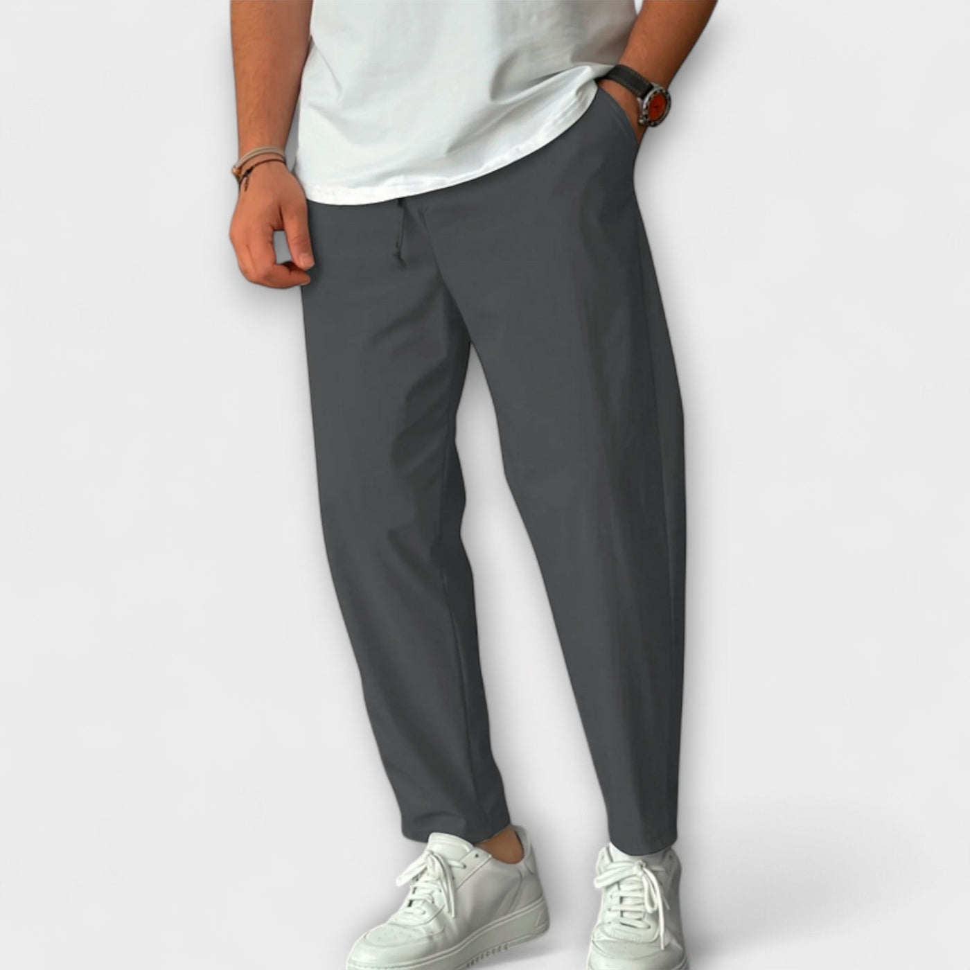 High-Waisted Lightweight Pants