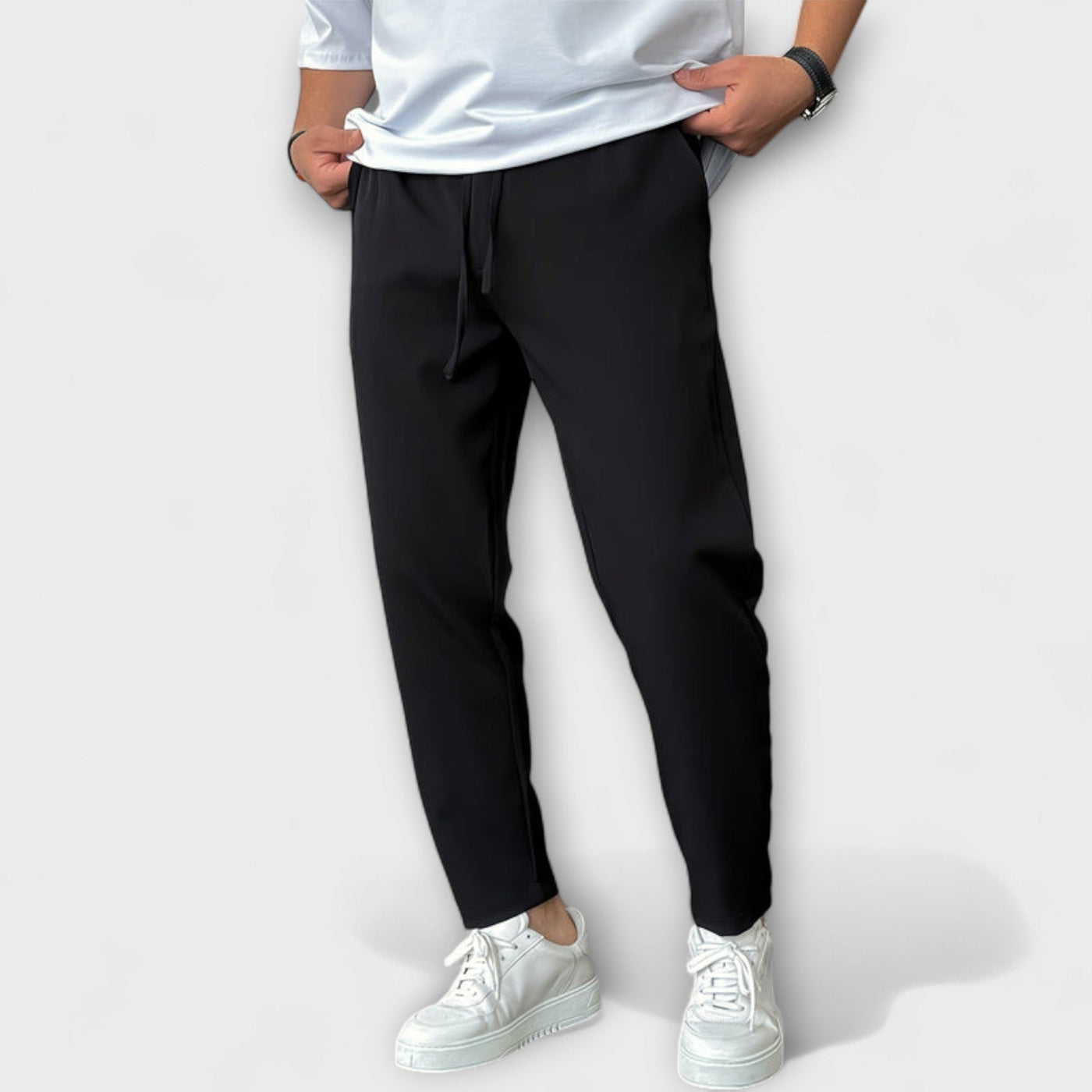 High-Waisted Lightweight Pants