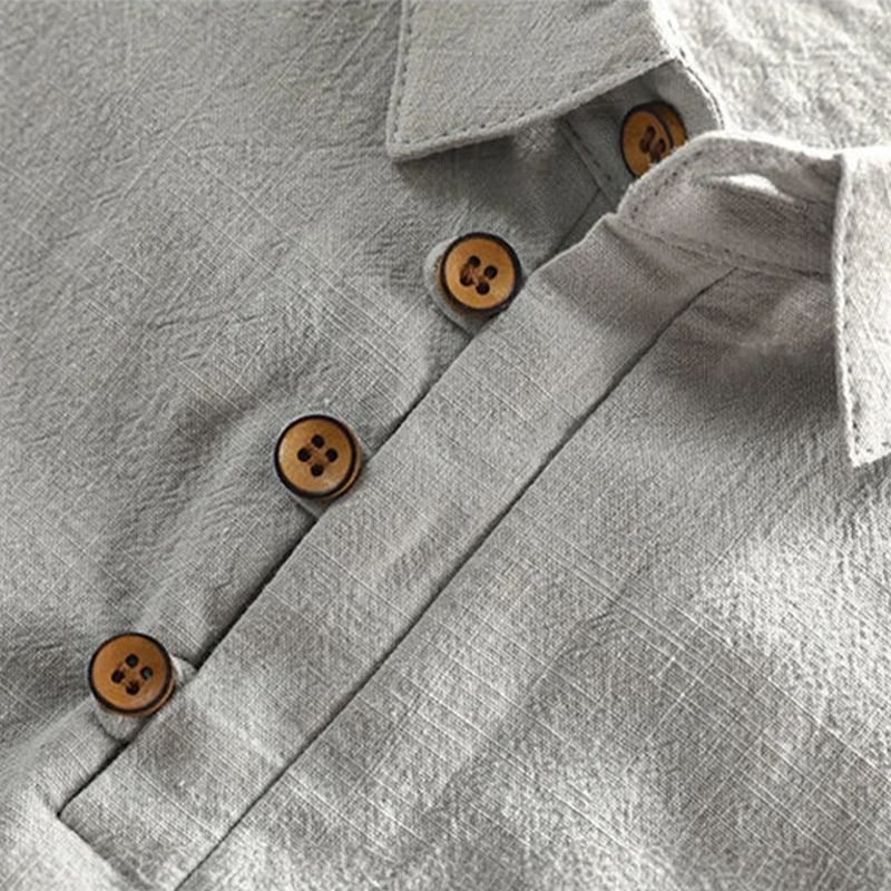 Cotton and Linen Polo