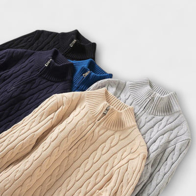 Elegant Half-Zip Sweater