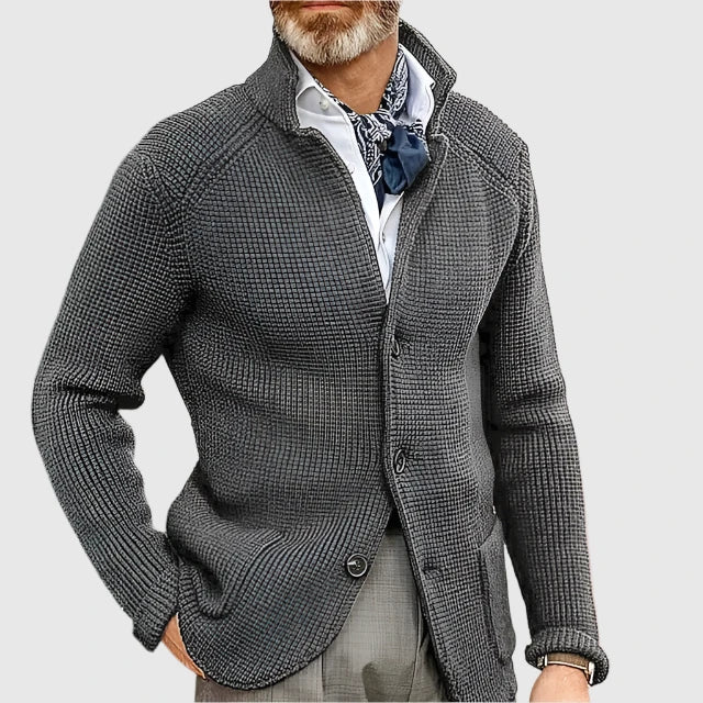 Men's Retro Military Style Cardigan
