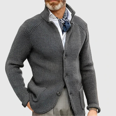 Men's Retro Military Style Cardigan