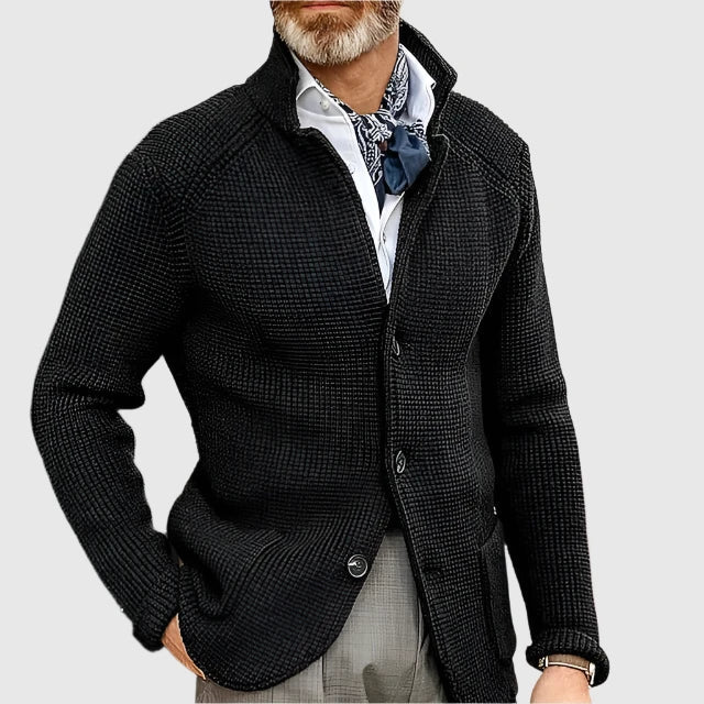 Men's Retro Military Style Cardigan