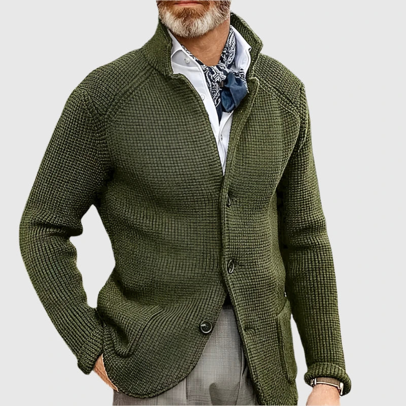 Men's Retro Military Style Cardigan