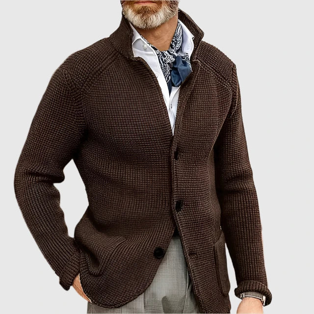 Men's Retro Military Style Cardigan