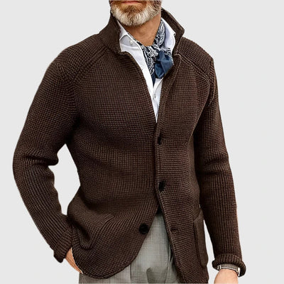 Men's Retro Military Style Cardigan