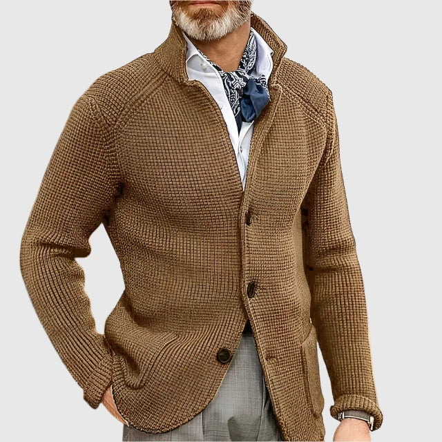Men's Retro Military Style Cardigan