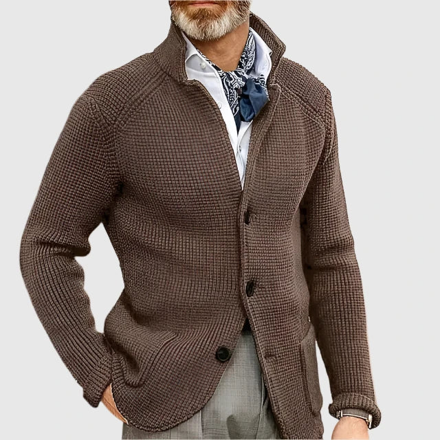 Men's Retro Military Style Cardigan