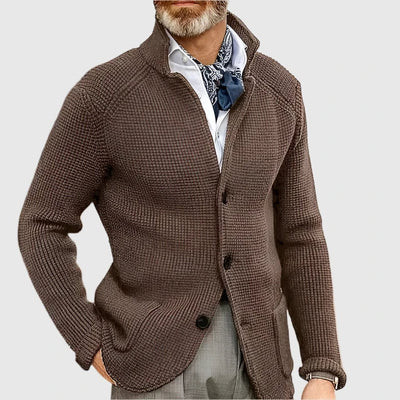 Men's Retro Military Style Cardigan