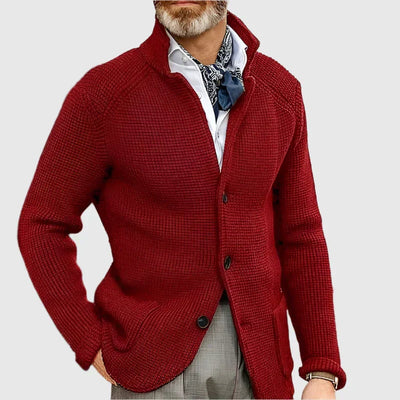 Men's Retro Military Style Cardigan