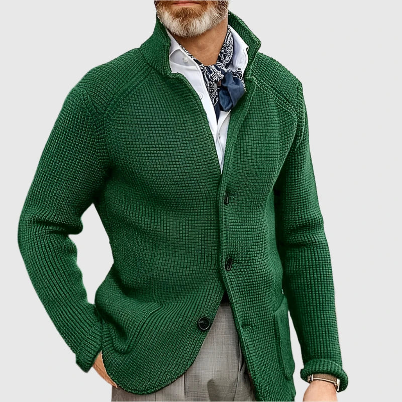 Men's Retro Military Style Cardigan
