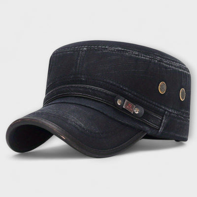 Vintage Cotton Flat Cap