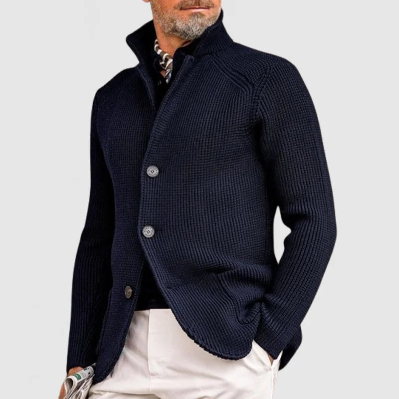 Men's Retro Military Style Cardigan