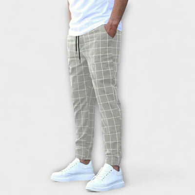 Plaid Jogging Pants