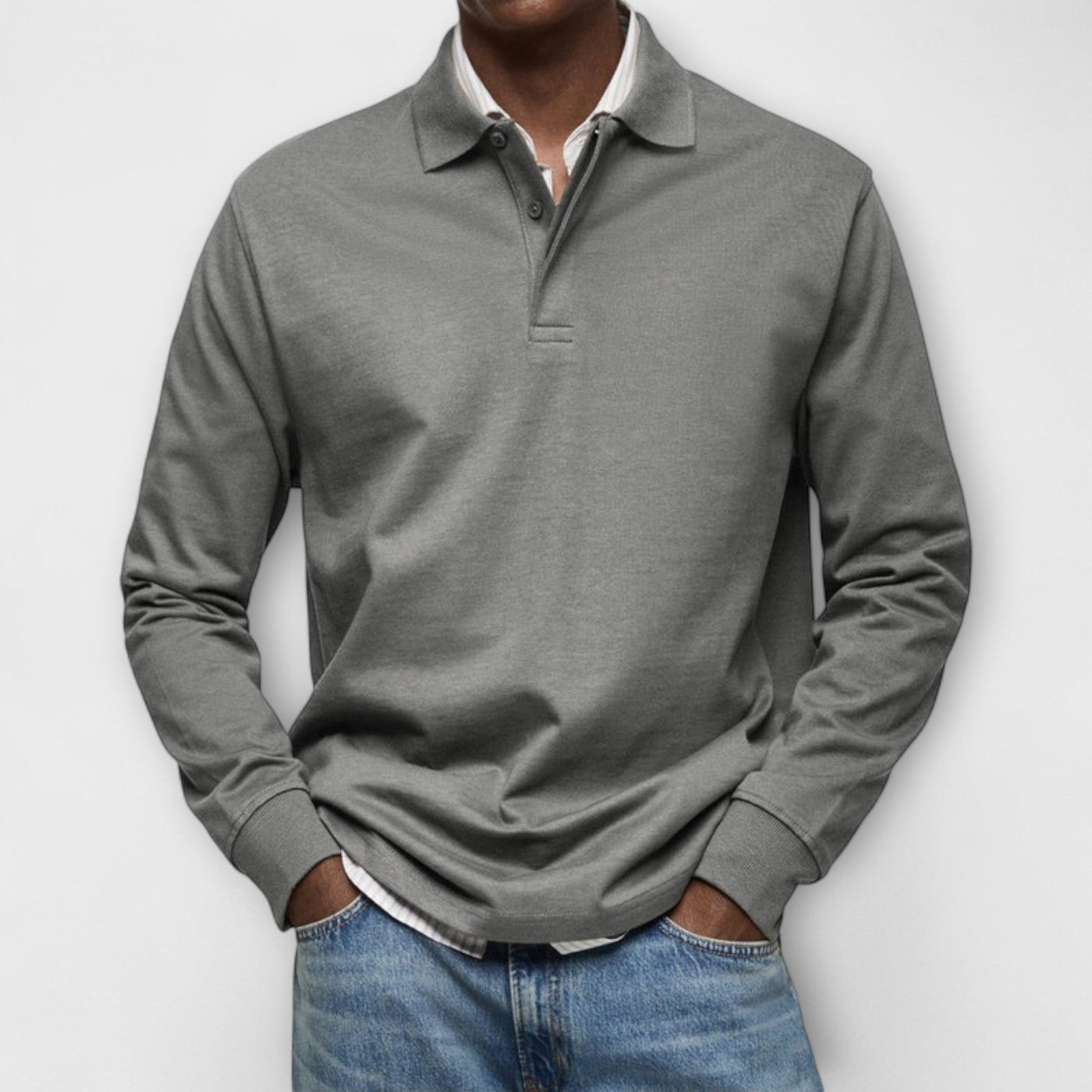 Luxury Long Sleeve Polo