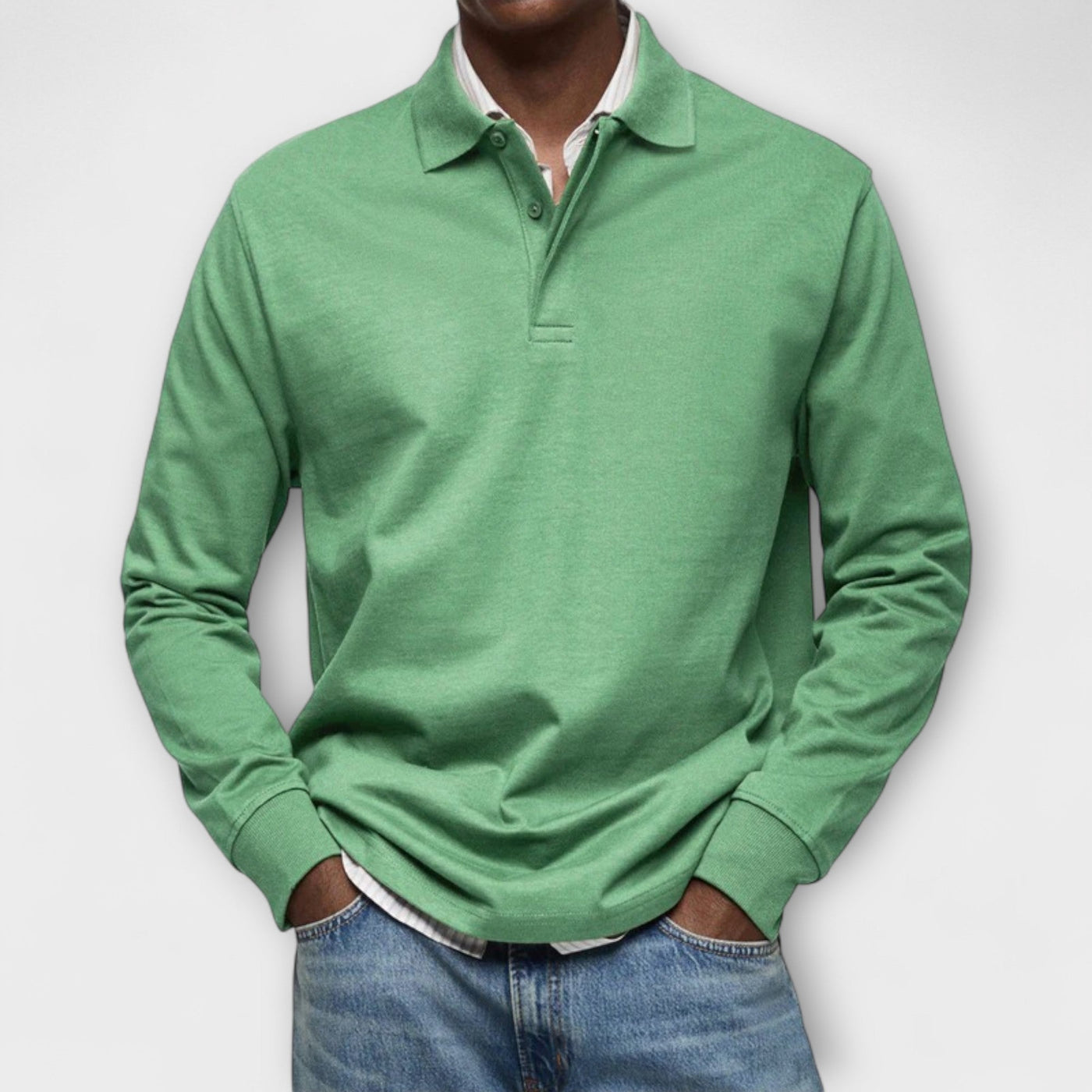 Luxury Long Sleeve Polo