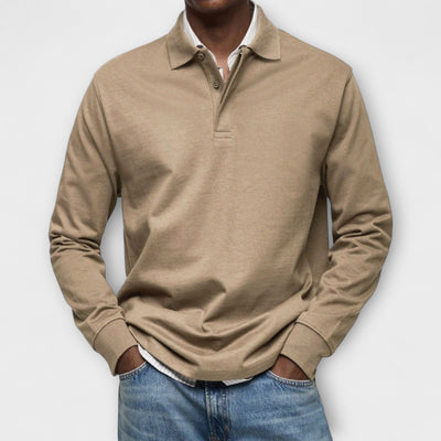 Luxury Long Sleeve Polo