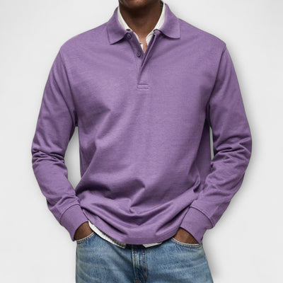 Luxury Long Sleeve Polo