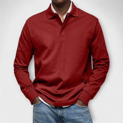 Luxury Long Sleeve Polo