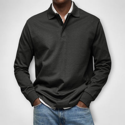 Luxury Long Sleeve Polo