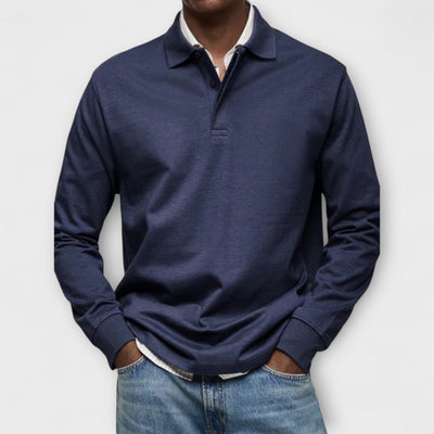 Luxury Long Sleeve Polo