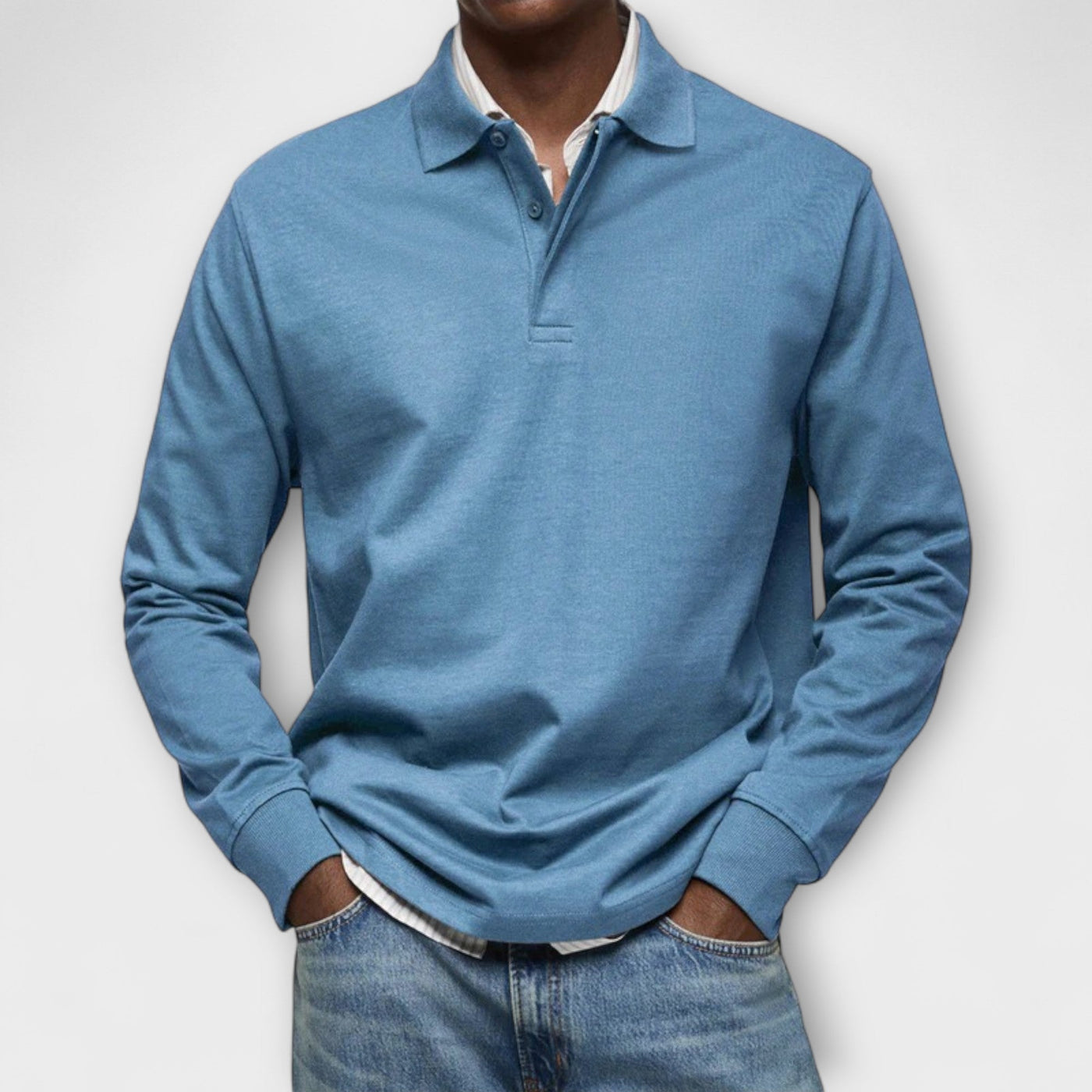 Luxury Long Sleeve Polo