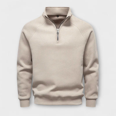 Édouard | Fleece-Lined Zip Sweater – Warmth, Style, and Confidence for Winter