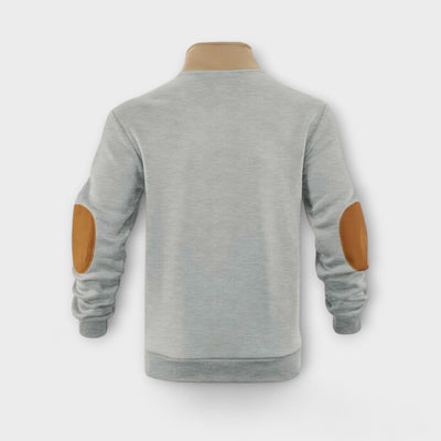 Lucien | Zip-Up Pullover with High Collar – Warmth, Style, and Authenticity