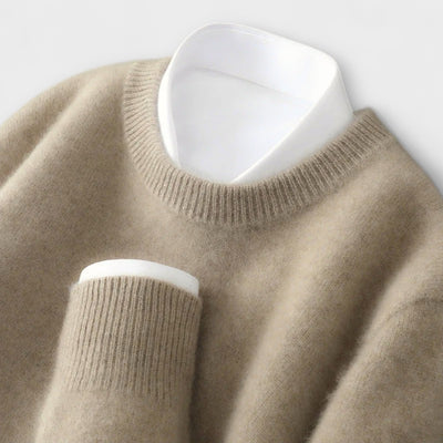 Pull in Cashmere with High Collar