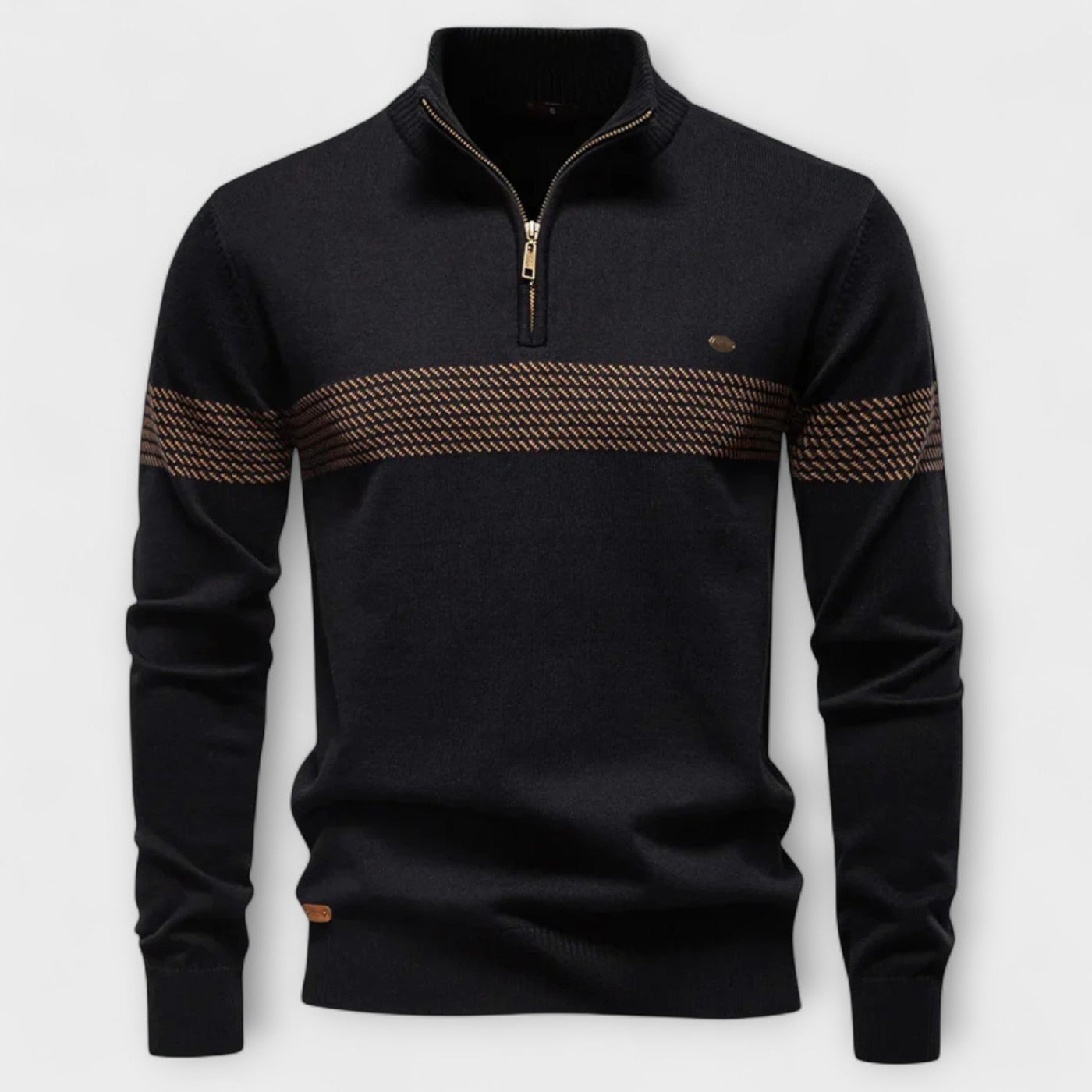 Duard | High Neck Zip Sweater – Casual Elegance and Timeless Warmth