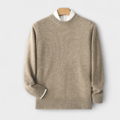 Pull in Cashmere with High Collar