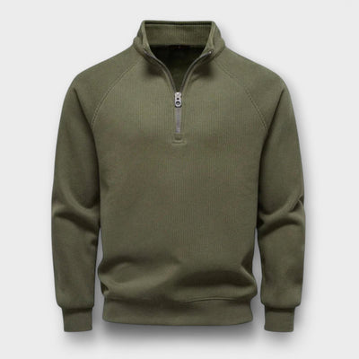 Édouard | Fleece-Lined Zip Sweater – Warmth, Style, and Confidence for Winter